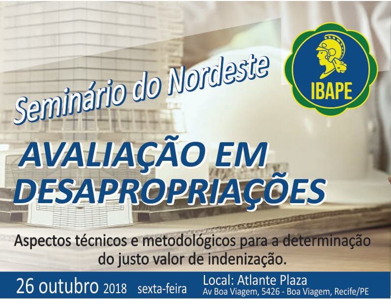 Seminário do Nordeste – Avaliação em Desapropriações
