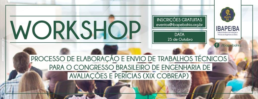 Evento acontece em Salvador no dia 25/10