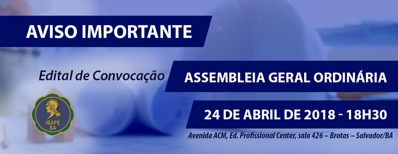Assembléia Geral Ordinária